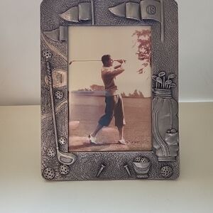 Sixtrees Pewter Golf Photo Frame